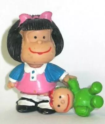 Mafalda with doll (blue & pink) Comics Spain pvc figure