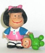 Mafalda with doll (blue & pink) Comics Spain pvc figure