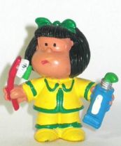 Mafalda with toothbrush and past (yellow) Comics Spain pvc figure