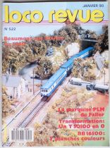 Magazine Loco-Revue 3 Issues Year 1990 #522 #524 #524 Very Good Condition