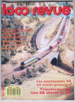 Magazine Loco-Revue 3 Issues Year 1990 #522 #524 #524 Very Good Condition