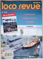Magazine Loco-Revue 3 Issues Year 1991 #535 #536 #539 Very Good Condition