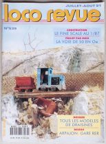 Magazine Loco-Revue 3 Issues Year 1991 #535 #536 #539 Very Good Condition