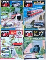 Magazine Loco-Revue 4 Issues Year 2008 #732 #734 #736 #737 Very Good Condition