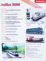 Magazine Loco-Revue 4 Issues Year 2008 #732 #734 #736 #737 Very Good Condition