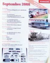 Magazine Loco-Revue 4 Issues Year 2008 #732 #734 #736 #737 Very Good Condition