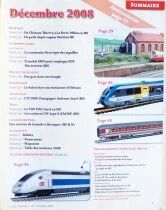 Magazine Loco-Revue 4 Issues Year 2008 #732 #734 #736 #737 Very Good Condition