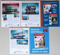 Magazine Loco-Revue 5 Issues Year 2002 # 654 #658 #661 #662 #665 Very Good Condition