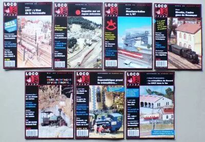 Magazine Loco-Revue 7 Issues Year 1993 #555 #556 #557 #558 #559 #562 #564 Very Good Condition