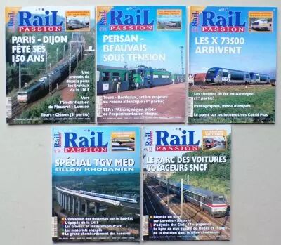 Magazine Rail Passion 5 Issues 33 34 35 50 52