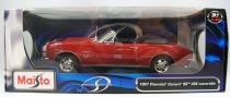 Maisto Special Edition 1967 Chevrolet Camaro SS 396 Convertible 1:18 scale (Diecast Metal)