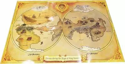 Maitres de l\'Univers MOTU Classics Maps - Eternia - Carte Poster 75x50cm