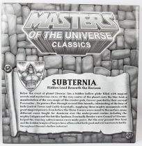 Maitres de l\'Univers MOTU Classics Maps - Subternia - Carte Poster 75x50cm