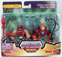 Maitres de l\'Univers MOTU Minis - Set complet des 6 2-packs MattyCollector 2014 \ Castle Grayskull Colect & Connect\ \ 