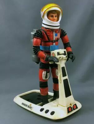 Major Matt Mason - Mattel - Sgt Storm avec Traineau � R�action et Propulseur Dorsal (ref.6300) occasion