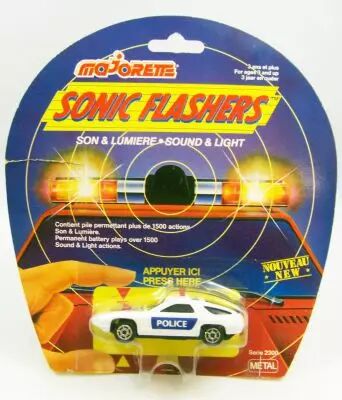 Majorette - Sonic Flashers - Police Car (Porsche 928 GT)