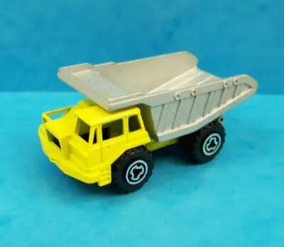 Camion Benne Majorette N245 Bernard - 1/100, Rouge, En Boîte Cristal (occasion)