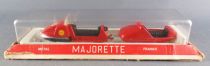 Majorette 352 - Moto-Neige Rouge N°4 & Remorque Neuve Boite 1/57