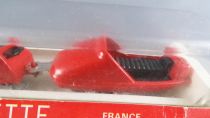 Majorette 352 - Snowmobile Red #4 with Trailer Mint in Box 1:57