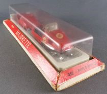 Majorette 352 - Snowmobile Red #4 with Trailer Mint in Box 1:57