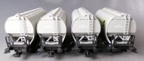 Makette 4603 Ho Sncf 4 Wagons Transcéréales Ctc Ciwc Ermewa Sigma sans Boite