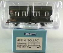Makette 4781.4 Ho Sncf Arbel MKH Sollac Coke Wagon 2 Axles Mint in Box