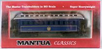 Mantua Classics 719525 Ho Baltimore & Ohio Wooden Passegers Car 1890 Coach 472 Blue Mint in Tricolour Box