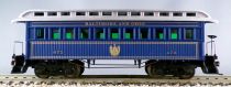 Mantua Classics 719525 Ho Baltimore & Ohio Wooden Passegers Car 1890 Coach 472 Blue Mint in Tricolour Box