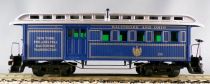 Mantua Classics 720525 Ho Baltimore & Ohio Voiture Bois 1890 Fourgon N° 36 Livrée Bleu Neuve Boite Tricolore