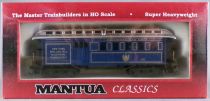 Mantua Classics 720525 Ho Baltimore & Ohio Wooden Passegers Car 1890 Combine 36 Blue Mint in Tricolour Box