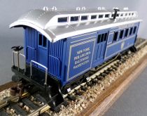 Mantua Classics 720525 Ho Baltimore & Ohio Wooden Passegers Car 1890 Combine 36 Blue Mint in Tricolour Box