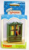 Mapletown - Sylvanian families - Village - Furnitures set - Living Room Glass fronted bookcase (mint in box)