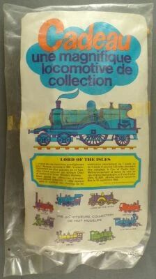 Maquette Publicitaire Nescaf� Nesquik Ricor� - Locomotive Lord of the Isles Ho 1/87Neuf Sachet