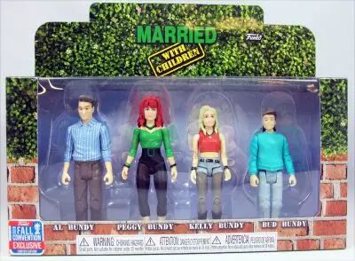 Mari�s deux enfants - Funko - Figurines 10cm - Al, Peggy, Kelly et Bud Bundy (Fall Convention Exclusive)