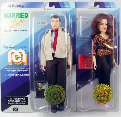 Mari�s deux enfants - Mego - Peggy et Al Bundy - Figurines 20cm \ TV Favorites\ 