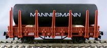 Märklin 00750-01 Ho Db Flat Stake Wagon Kbs Type with Mannesmann Tube no Box