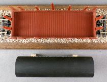 Märklin 00750-01 Ho Db Flat Stake Wagon Kbs Type with Mannesmann Tube no Box