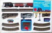 M&auml;rklin 2059 Ho 3 Rails Db Coffret Train Marchandises Loco Vapeur 030 89006 3 Wagons Rails Voie M Transfo