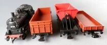 M&auml;rklin 2059 Ho Db 3-Rail Goods Train Set Steam Loco 0-6-0 89006 + 3 Wagons + M Tracks + Transformer