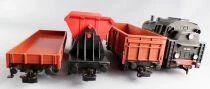 M&auml;rklin 2059 Ho Db 3-Rail Goods Train Set Steam Loco 0-6-0 89006 + 3 Wagons + M Tracks + Transformer