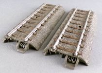 Märklin 24077 Ho C Track 2 x Ballasted Short Straight 77,5mm 3 Rails