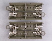 Märklin 24077 Ho C Track 2 x Ballasted Short Straight 77,5mm 3 Rails