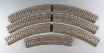 Märklin 24130 Ho C Track 7 x Curved Rail with Ballast R1 = 360 mm Rayon = 30 Degrees 3-Rail