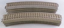 Märklin 24130 Ho C Track 8 x Curved Rail with Ballast R1 = 360 mm Rayon = 30 Degrees 3-Rail