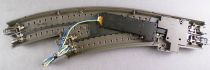 Märklin 24672 Ho C Track 1 x Curved Electric Point to the Right with Ballast R1 = 360 mm Rayon = 30 Degrees 3-