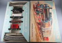 Märklin 3200 Ho Coffret Db Train Marchandises Loco Vapeur 030 3 Wagons Rails 3 Rails Voie M