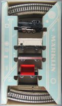 Märklin 3200 Ho Coffret Db Train Marchandises Loco Vapeur 030 3 Wagons Rails 3 Rails Voie M