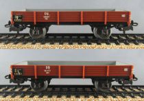 Märklin 3200 Ho Coffret Db Train Marchandises Loco Vapeur 030 3 Wagons Rails 3 Rails Voie M