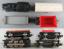 Märklin 3200 Ho Coffret Db Train Marchandises Loco Vapeur 030 3 Wagons Rails 3 Rails Voie M