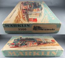 Märklin 3200 Ho Coffret Db Train Marchandises Loco Vapeur 030 3 Wagons Rails 3 Rails Voie M